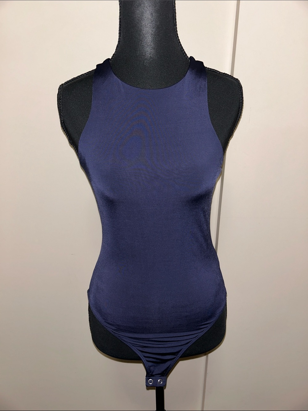 Express Deep Blue Body Contour BodySuit - XS - NEW